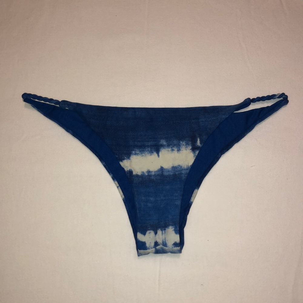 Blue Tie Dye Billabong Bikini Bottoms